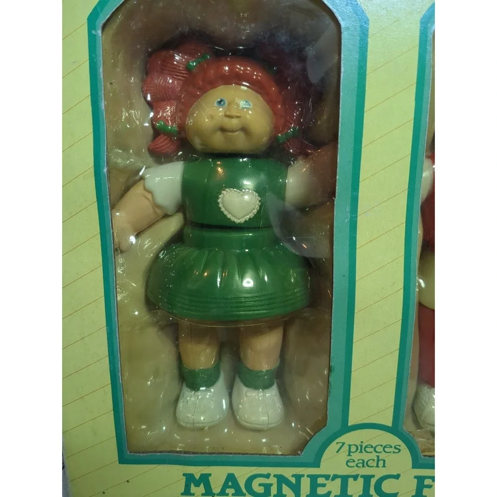 Vintage Cabbage Patch Kids Magnetic Figures Puzzle Set